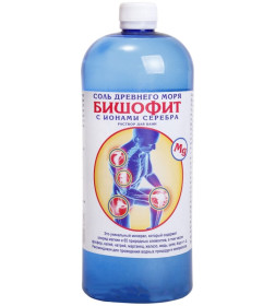 Бишофит Aroma Saules (магниевая соль) раствор с ионами серебра, 1 л