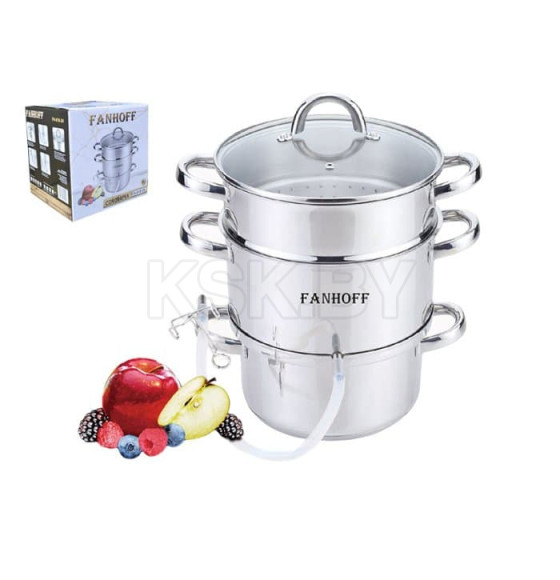 Соковарка Fanhoff 8 л, 26*16 см FH-610-24 нержавеющая сталь (83579) 