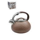 Чайник Fanhoff 3,0 л, 19 см FH-69686 Brown нержавеющая сталь (88735) 