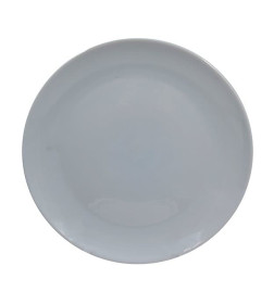 Тарелка обеденная Lavenir HoReCa "Smooth color" 24 см, 9,5" LYGP-95 GREY стеклокер.