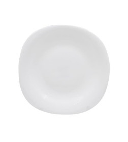 Тарелка десертная Lavenir HoReCa "Square soft" 20*20 см, 8,5" LFP-85 WHITE стеклокерамика