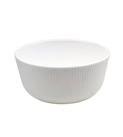 Салатник Lavenir HoReCa "Stripes" 850 мл, 15 см, 6" OUSTW-60 WHITE стеклокерамика