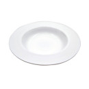 Тарелка суповая HoReCa "Stripes" 23,5 см, 9.5" OUSTP-95 WHITE стеклокерамика Lavenir (00106337) 