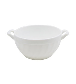 Бульонница HoReCa "Wave classic" 700 мл, 14 см RGG-70 WHITE стеклокерамика Lavenir