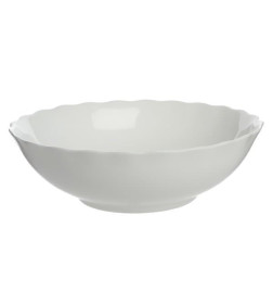 Салатник Lavenir HoReCa "Wave classic" 1600 мл, 25 см, 10" HKW-100  WHITE стеклокерамика