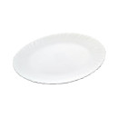Блюдо Lavenir HoReCa "Wave light" 25,5*19,5 см, 10" LXYP-100 WHITE стеклокерамика (99248) 