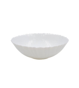 Салатник Lavenir HoReCa "Wave light" 550 мл, 17,5 см, 7" LSLW-70 WHITE стеклокерамика