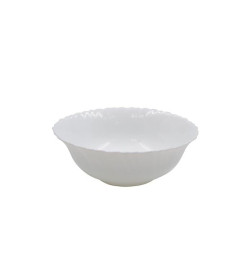 Салатник Lavenir HoReCa "Wave light" 590 мл, 16,5 см, 6,5" LHW-65 WHITE стеклокерамика