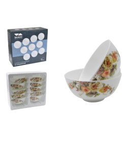 Набор салатников (10пр.) Lavenir "Элиза" 250 мл,11 см, 4,5" 10PCS A9-19015-1 стеклокерамика