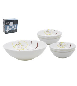 Набор салатников (7пр.) Lavenir "Модена" 300/1020 мл, 12,5/20 см, 5/8" 7PCCB 7081