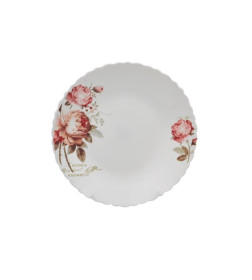 Тарелка обеденная Lavenir "Чайные розы" 22 см, 8,5" LXP-85 YF20032 стеклокерамика