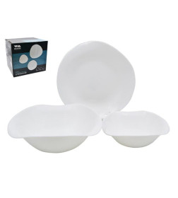Столовый набор (12пр.) Lavenir 320/840 мл, 20/15/20 см 12PC LYYW WHITE стеклокерамика