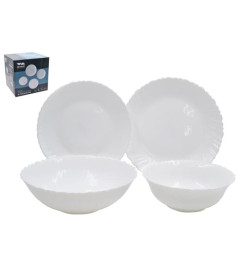 Столовый набор (19пр.) Lavenir "Wave light" 550/900 мл, 19/20,5/16/20 см 19PCLWS WHITE