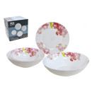 Столовый набор (19пр.) Lavenir "Орхидея" 290/660/900 мл, 18/12,5/18/20 см 19PSSB YF16026 (70764) 