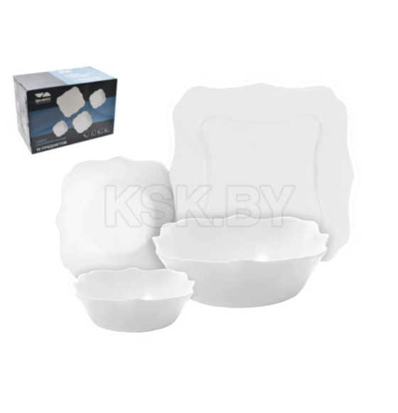 Столовый набор (19пр.) Lavenir 280/500/1100 мл, 20,5/12/16/20 см 19PC LFH WHITE (99202) 