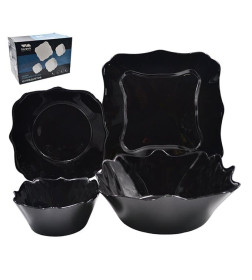Столовый набор (19пр.) Lavenir 280/500/1100 мл,20,5/ 12/16/20 см, 10/5/7/9" 19PC LFH BLACK