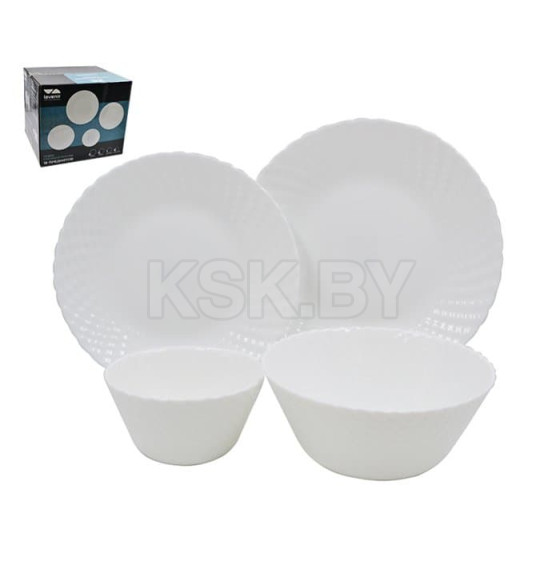 Столовый набор (19пр.) Lavenir 300/800 мл, 21,5/19/11,5/16,5 см 19PC LNWP WHITE (00110834) 