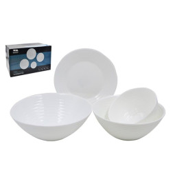 Столовый набор (19пр.) 440/890/1100 мл, 17,5/12,5/17,5/20 см 19PC LWPA WHITE Lavenir