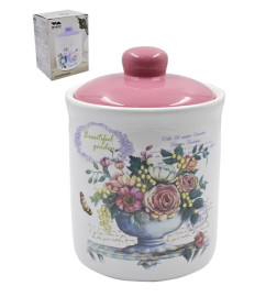 Сахарница Lavenir "Beautiful garden" 500 мл, 9,8 см HC220-K48 доломит