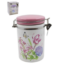 Банка с зажимом Lavenir "Бабочка" 825 мл, 10 см HC810-K04 доломит