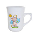 Кружка Lavenir "Медвежонок" 220 мл, к9-1314 эконом фарфор (99777) 