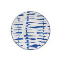 Тарелка десертная Lavenir "Индиго" 18 см, 7" т7-8088 гладкий край фарфор (00108280) 