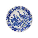 Тарелка десертная "Павлин" 20 см, 8" тгк8-1370 гладкий край фарфор Lavenir (00104167) 