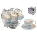 Сервиз на подставке (12 пр.) Lavenir 220 мл, 14 см, C03-732 12M фарфор (00110591) 