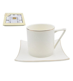 Набор в коробке (12 пр.) Lavenir "Пломбир" 210 мл, 13 см, 143-060 фарфор