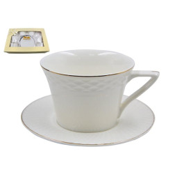 Набор в коробке (12 пр.) Lavenir "Пломбир" 210 мл, 13,5 см, 670-060 фарфор