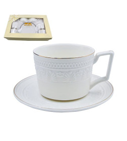 Набор в коробке (12 пр.) "Пломбир" 220 мл, 14 см, 520-060 фарфор Lavenir