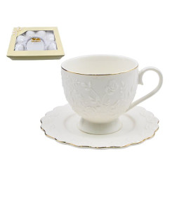 Набор в коробке (12 пр.) Lavenir "Пломбир" 220 мл, 14 см, 530-060 фарфор