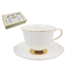 Набор в коробке (12 пр.) Lavenir "Пломбир" 225 мл, 14,5 см, 14G03-GL 12G фарфор