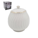 Сахарница Lavenir "Пломбир" 450 мл, 10 см, GC01-GL SP фарфор (100386) 