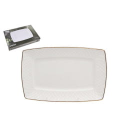 Блюдо прямоугольное Lavenir "Престиж" 17,5*11,5 см, 7" 690-071 фарфор
