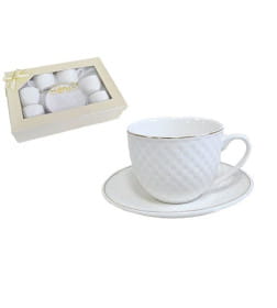 Набор в коробке (12 пр.) Lavenir "Престиж" 210 мл, 13 см, TC69M-GL1 12G фарфор