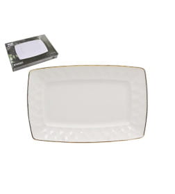 Блюдо прямоугольное Lavenir "Шарм" 17,5*11,5 см, 7" 820-071 фарфор