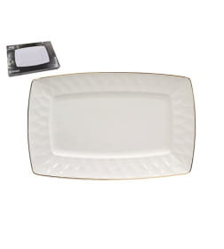 Блюдо прямоугольное Lavenir "Шарм" 28*18,5 см, 11" 820-011 фарфор