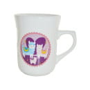 Кружка Lavenir "Альпаки" 220 мл, к9-1202 эконом фарфор (99775) 
