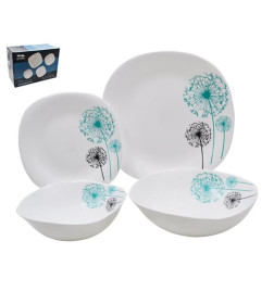 Столовый набор (19пр.) Lavenir "Одуванчики" 650/1200 мл, 26/19,5/17/21 см 19PC FQP 7007