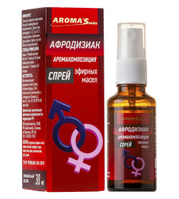 Спрей Aroma Saules "Афродизиак" аромакомпозиция масел эфирных натуральных, 30 мл