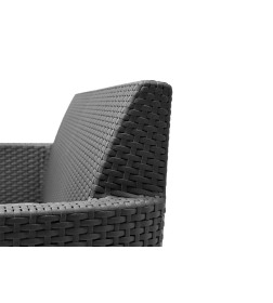 Набор уличной мебели (два кресла, столик) Keter Salemo Balcony set, графит