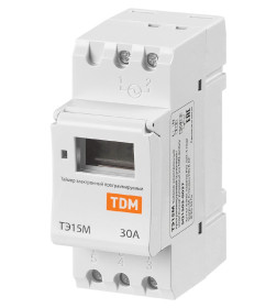 Таймер электронный ТЭ15М-1мин/7дн-32on/off-30А-DIN TDM SQ1503-0037