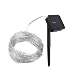 Гирлянда на солнечной батарее CCГ-112 "Роса" 10 м, 100 LED, теплый белый, IP54 TDM SQ0330-0199