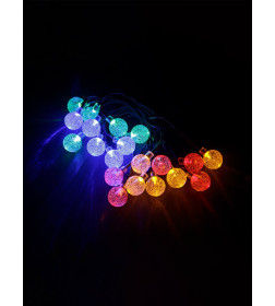 Гирлянда на солнечной батарее ССГ-154 "Шарики" 2.7 м, 20 LED, многоцветный, IP54 TDM SQ0330-0201