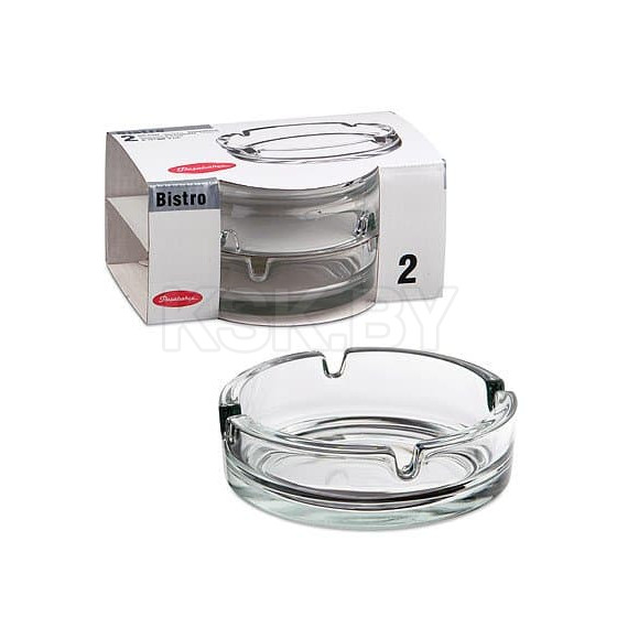 Набор пепельниц Pasabahce (2шт.) Бистро 54036 (35760) 