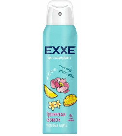 Дезодорант-спрей Женский EXXE Tropical freshness Тропическая свежесть 150 мл (6)