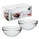 Набор салатников "Шеф" (6пр.) 53553 (14см) без крышки (14372) 