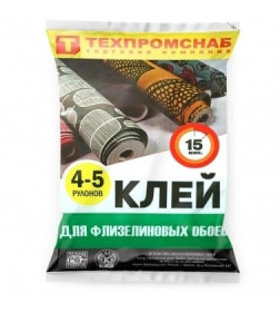Клей обойный Техпромснаб "Флизелиновый", пакет 200г.