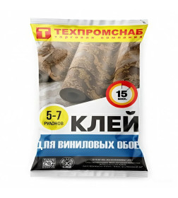 Клей обойный Техпромснаб "Виниловый", пакет 200г.